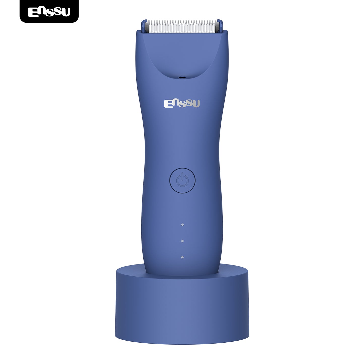 LED Display Rechargeable Groin Trimmer Body Hair Trimmer With Charging Base