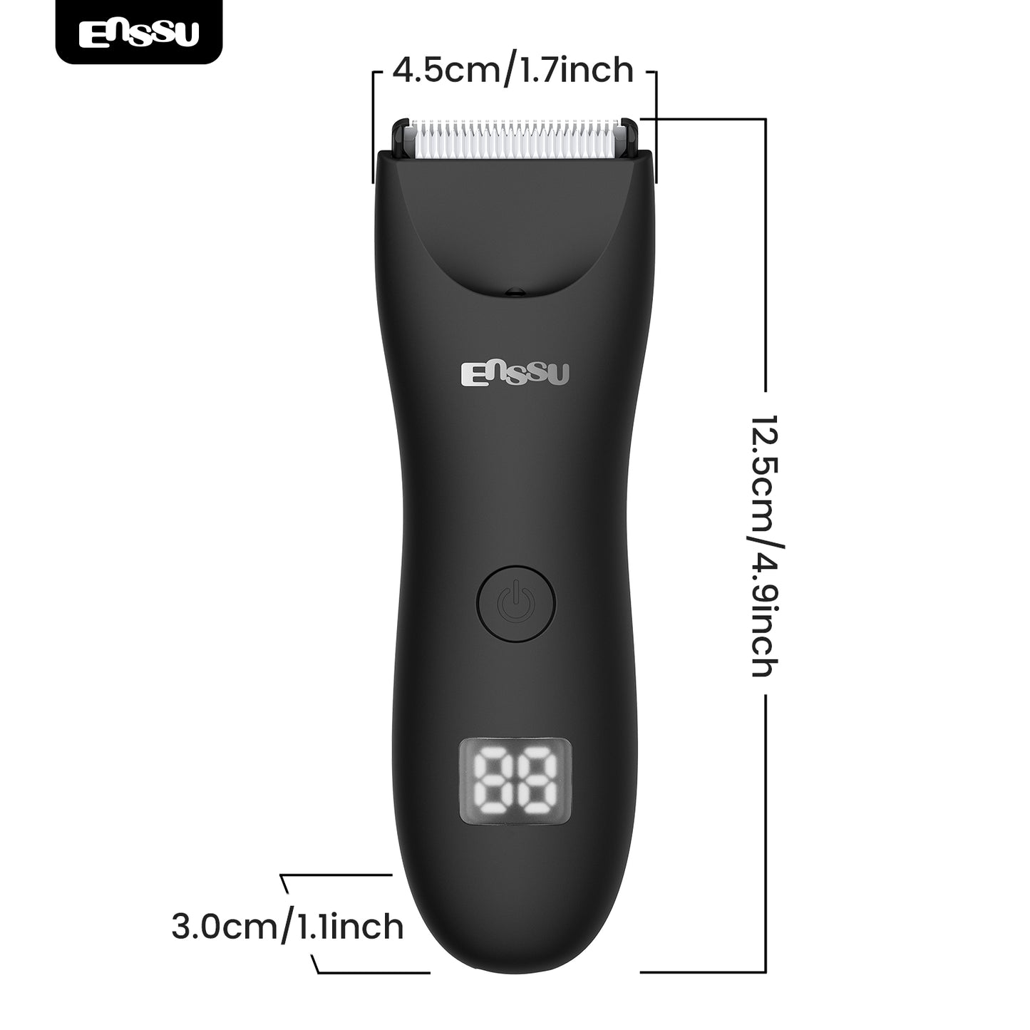 Cut-Preventing Blade Hair Clippers Trimmer Kit Hair Cutting LED Display Electric Hair Clippers With Charging Base