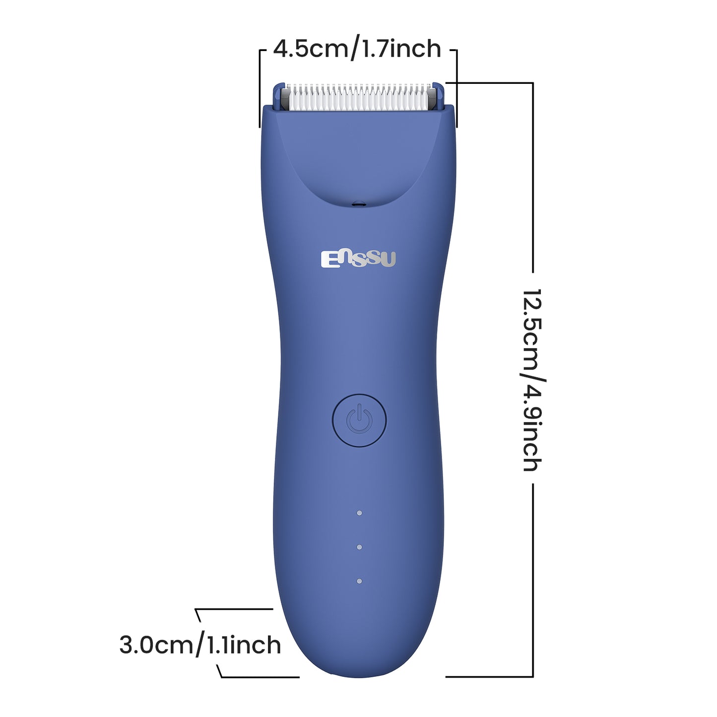LED Display Rechargeable Groin Trimmer Body Hair Trimmer With Charging Base