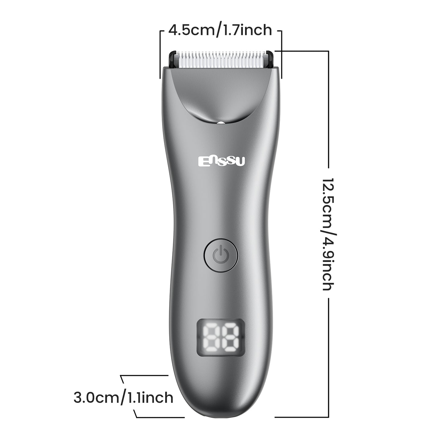 Cut-Preventing Blade Hair Clippers Trimmer Kit Hair Cutting LED Display Electric Hair Clippers With Charging Base