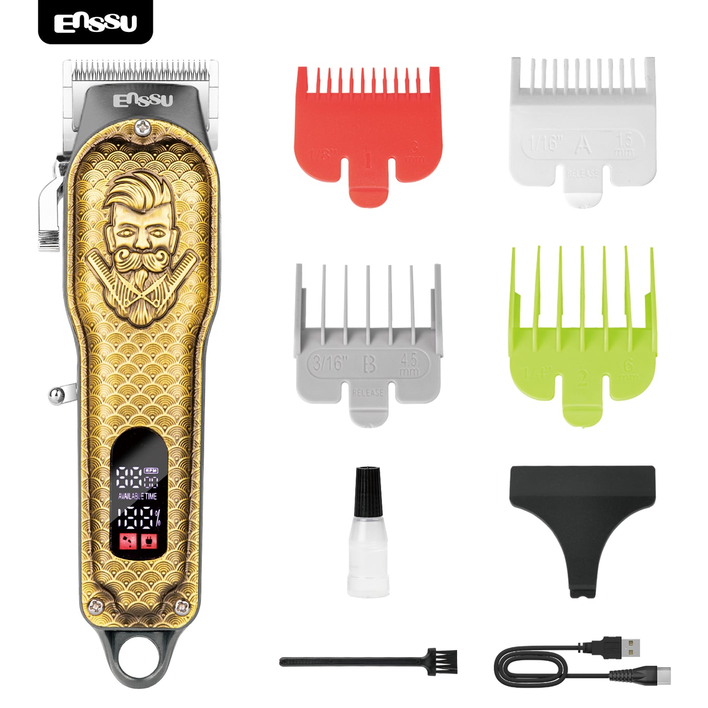 Máquina de cortar cabelo profissional
