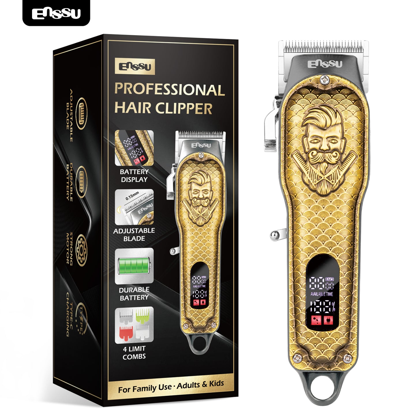 Máquina de cortar cabelo profissional