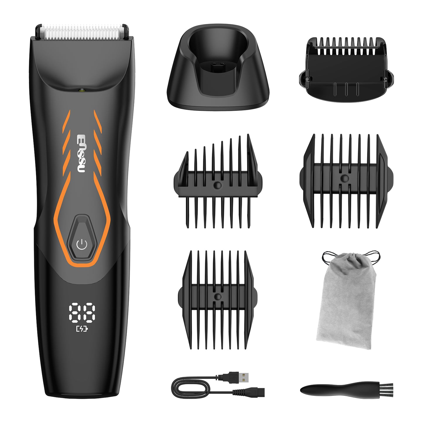Professional Hair Clippers BLADELOCK cut-preventing blade Waterproof Hair Clippers Men