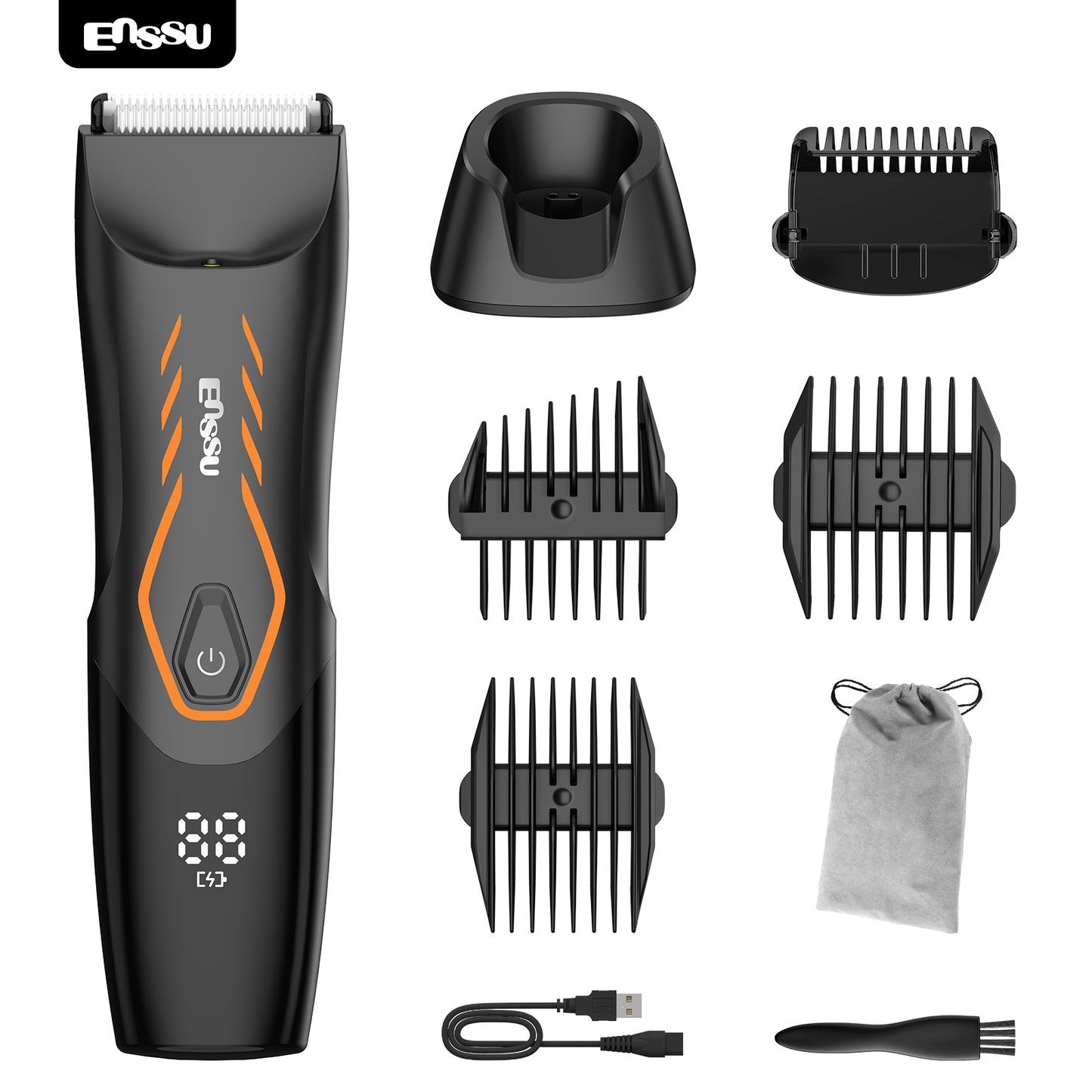 Professional Hair Clippers BLADELOCK cut-preventing blade Waterproof Hair Clippers Men