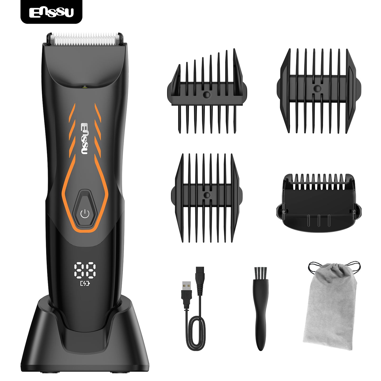 Professional Hair Clippers BLADELOCK cut-preventing blade Waterproof Hair Clippers Men