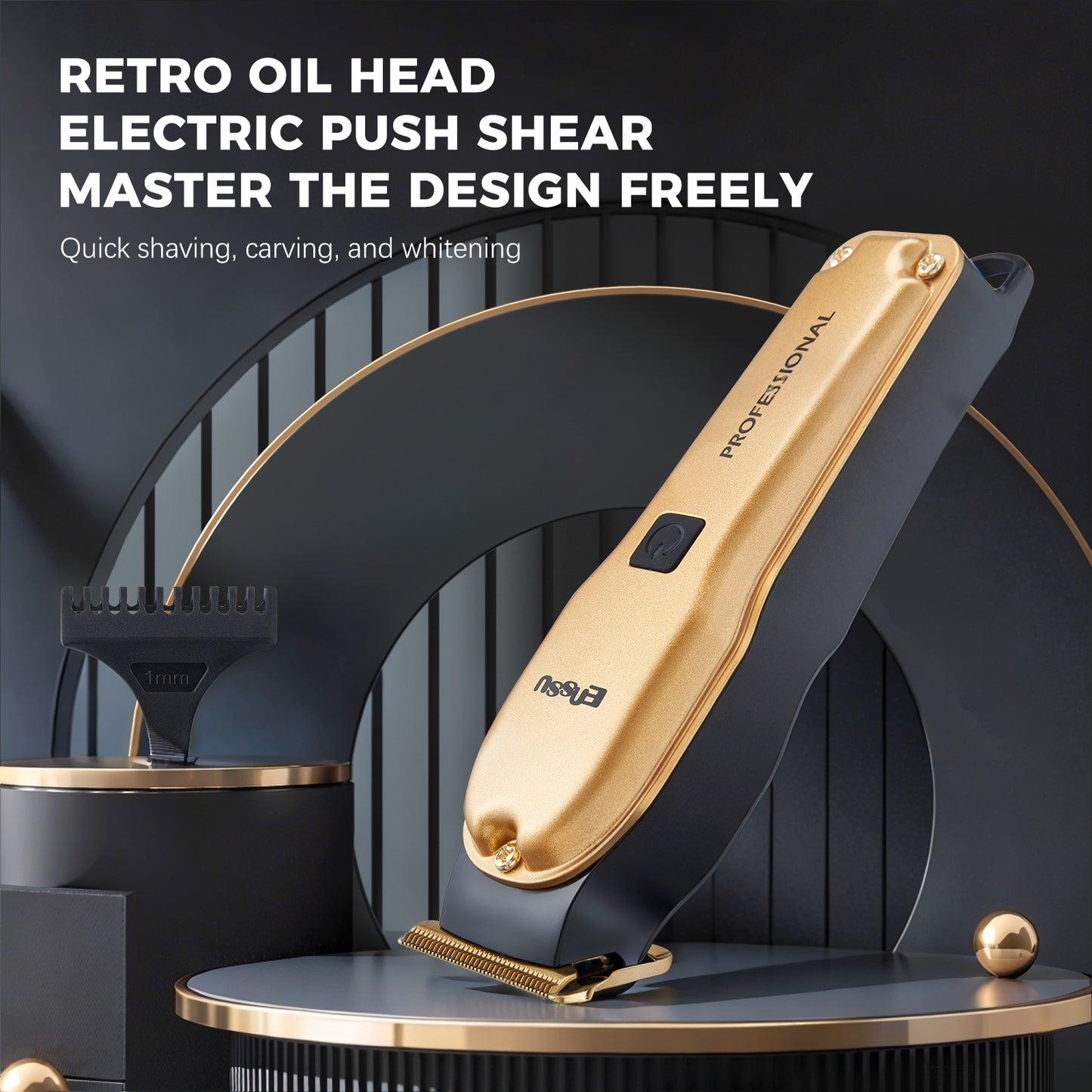Professional Hair Trimmer for Men T-shape stainless blade with 6800RPM Powerful Motor,and LED Display Professional Hair Clipper for Men