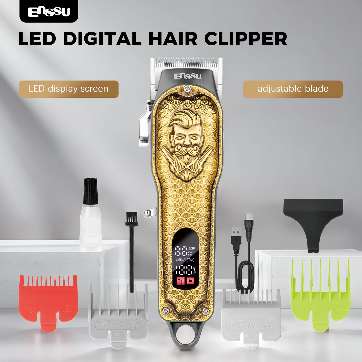 Máquina de cortar cabelo profissional