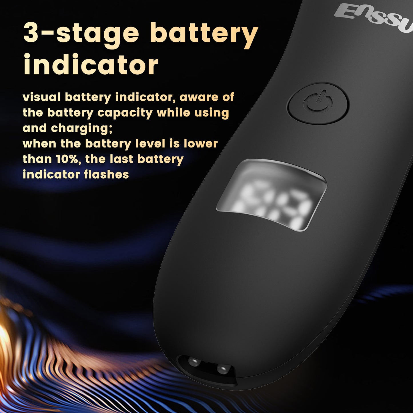 Cut-Preventing Blade Hair Clippers Trimmer Kit Hair Cutting LED Display Electric Hair Clippers With Charging Base