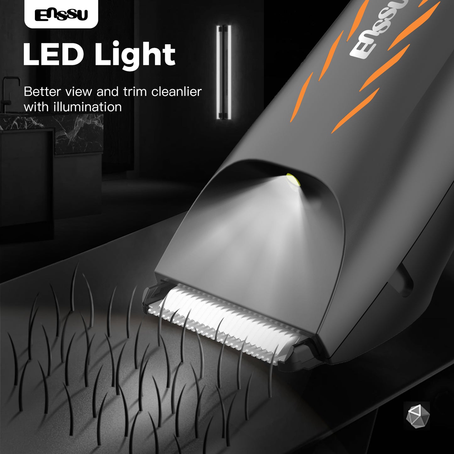 Professional Hair Clippers BLADELOCK cut-preventing blade Waterproof Hair Clippers Men