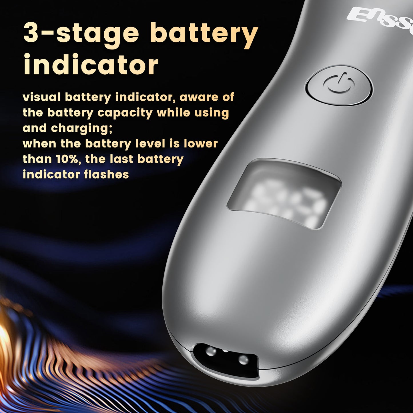 Cut-Preventing Blade Hair Clippers Trimmer Kit Hair Cutting LED Display Electric Hair Clippers With Charging Base