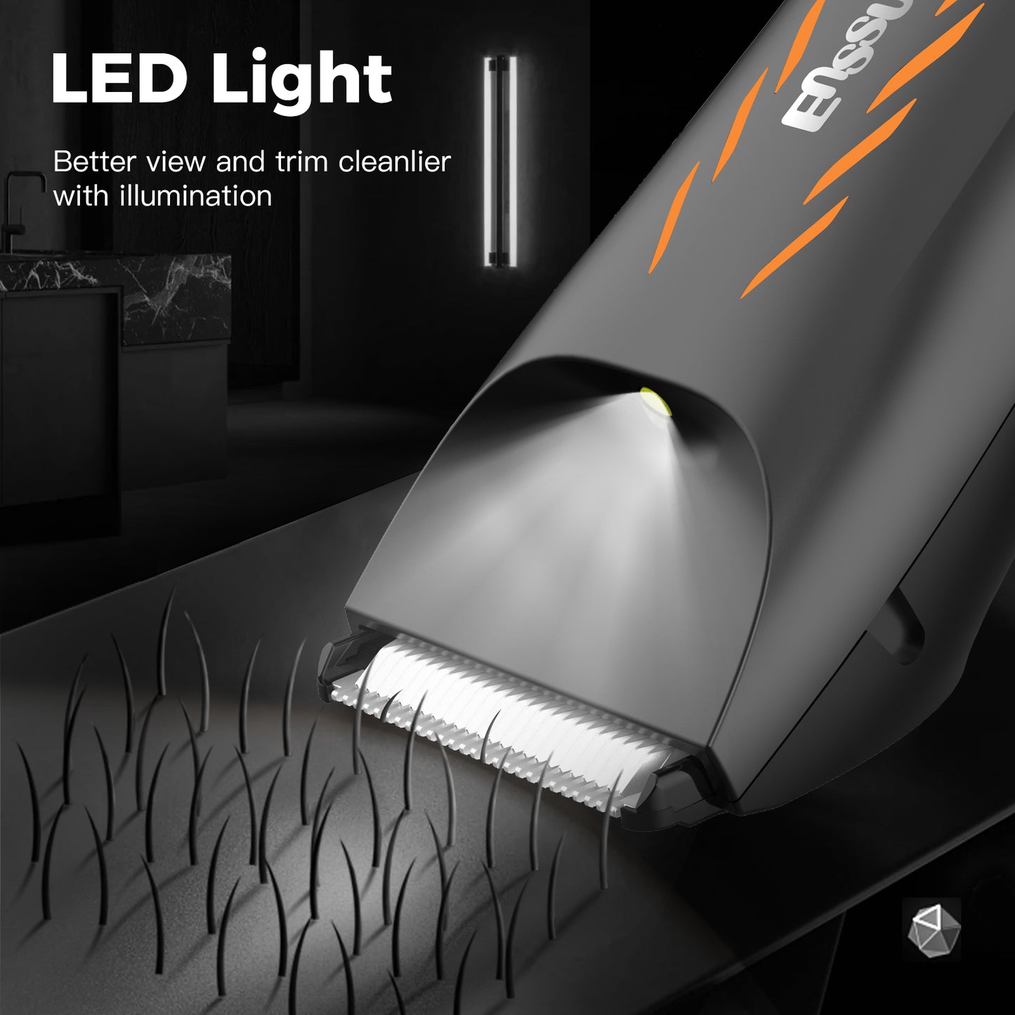 Professional Hair Clippers BLADELOCK cut-preventing blade Waterproof Hair Clippers Men