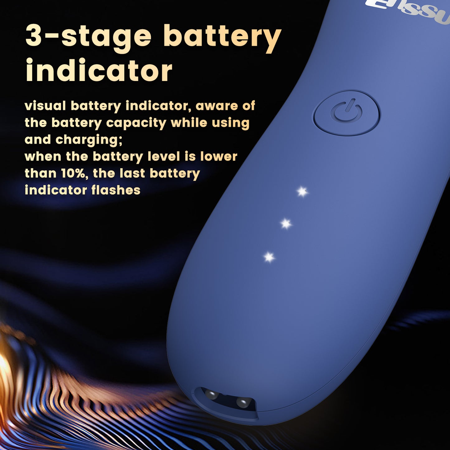 LED Display Rechargeable Groin Trimmer Body Hair Trimmer With Charging Base