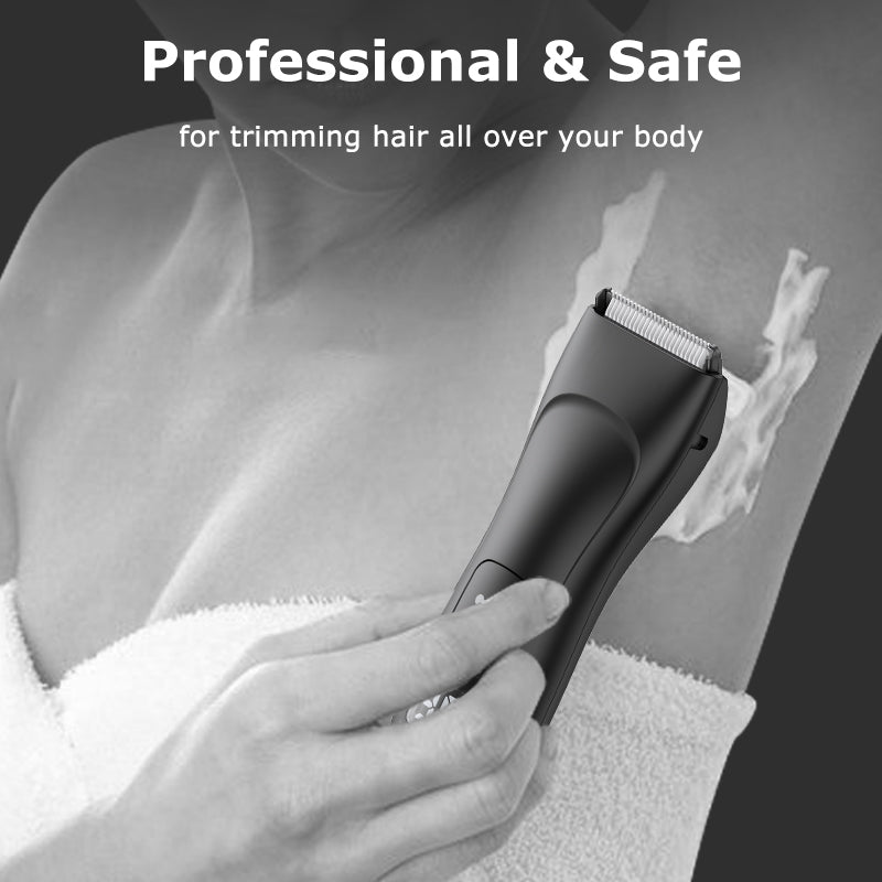 ENSSU Bikini Body Hair Trimmer Underarm Hair Shaver with Skin-Safe Rechargeable Ceramic Blade