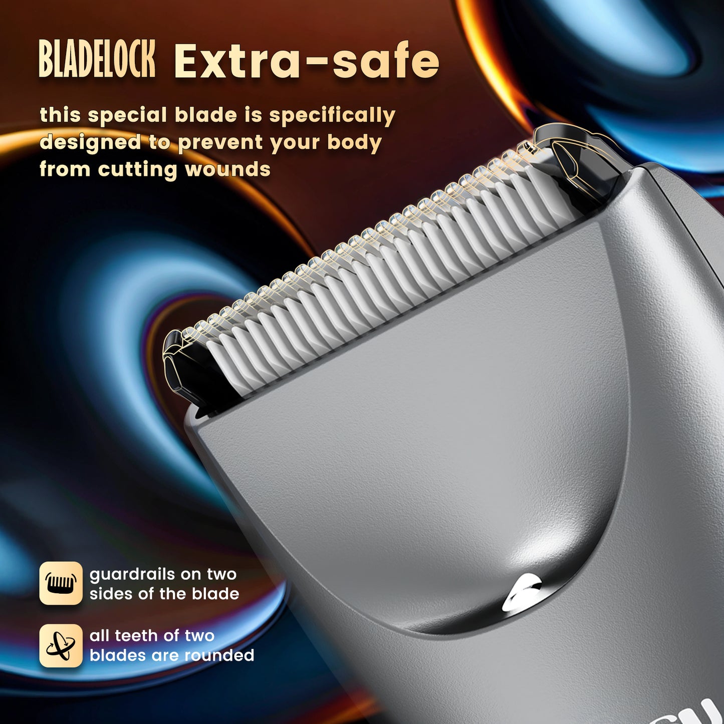 Cut-Preventing Blade Hair Clippers Trimmer Kit Hair Cutting LED Display Electric Hair Clippers With Charging Base