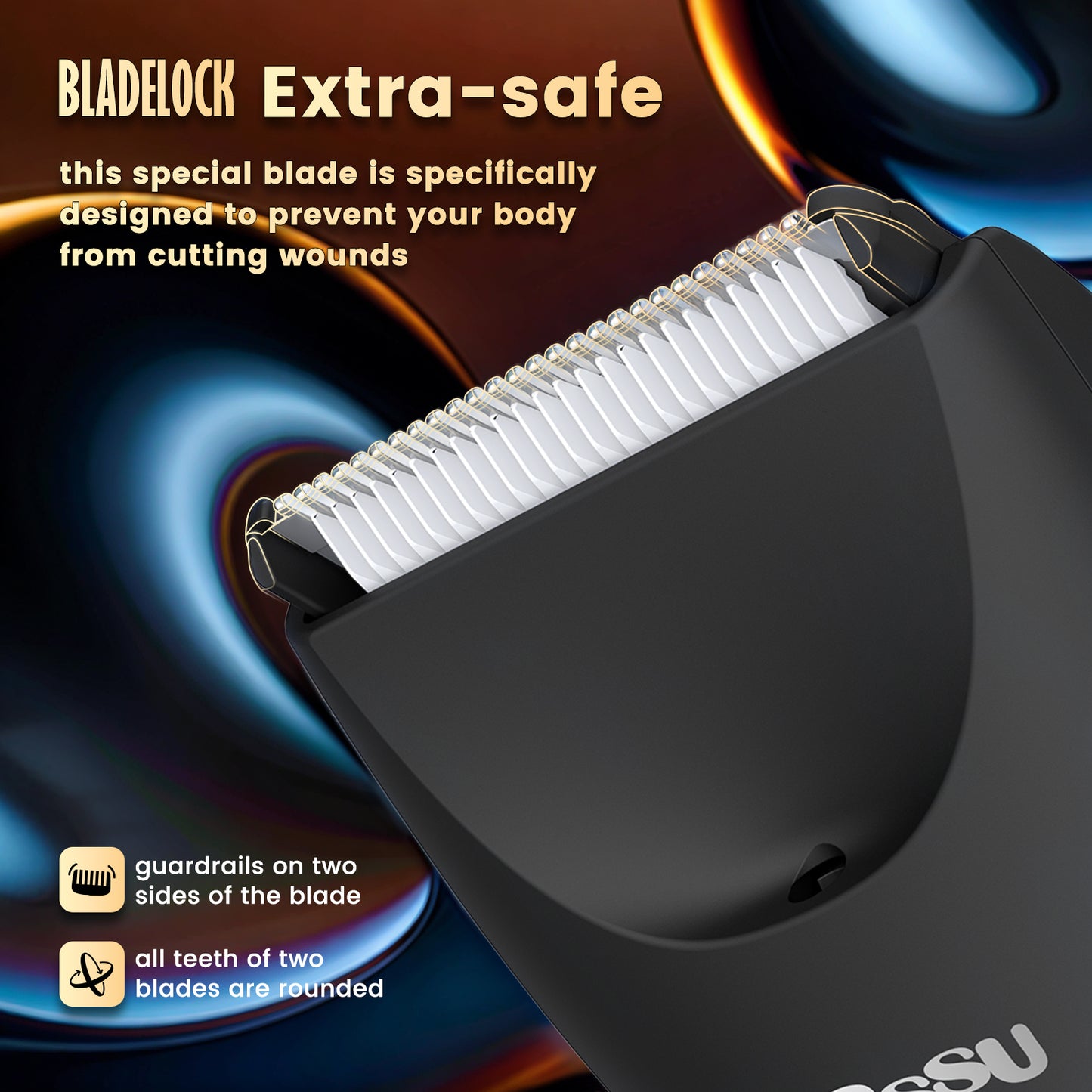 Cut-Preventing Blade Hair Clippers Trimmer Kit Hair Cutting LED Display Electric Hair Clippers With Charging Base