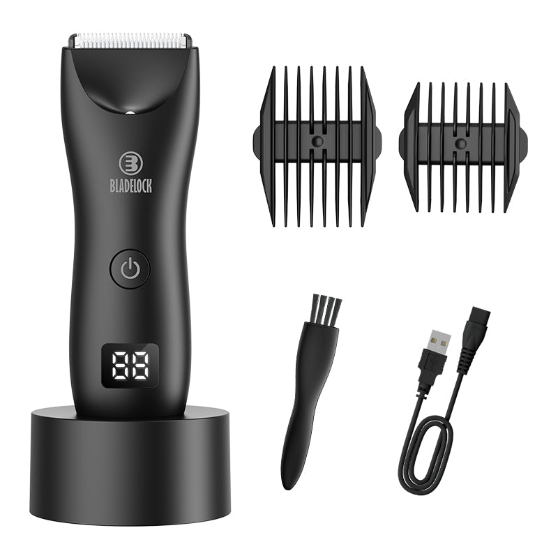 Waterproof Cordless Trimmer Men Body Hair All in One Body Grooming Kit Chest Hair Trimmer Rechargeable Barber Hair Beard Trimmer