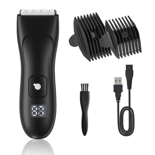 ENSSU Groin & Body Hair Trimmer - Skin-Safe Rechargeable Ceramic Blade, IPX7 Waterproof, Custom OEM/ODM Available