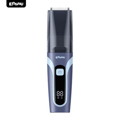 ENSSU Vacuum Beard Trimmer – 1-20mm Combs, LCD Display, IPX7 Waterproof