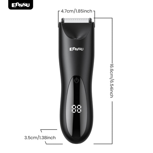 6000 RPM High-Power Electric Hair Clipper with Spotlight for Adults