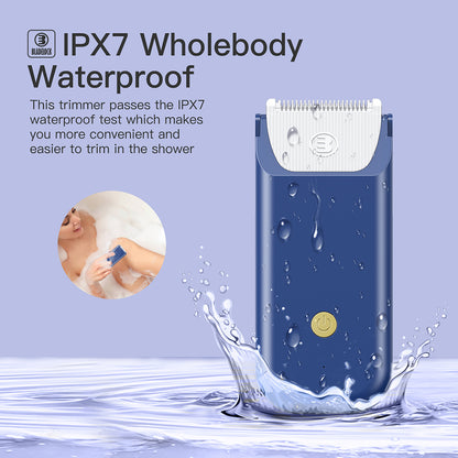 Waterproof Wet/Dry Shaver Dual Head Bikini Trimmer Rechargeable Body Hair Trimmer Electric Razors for Women