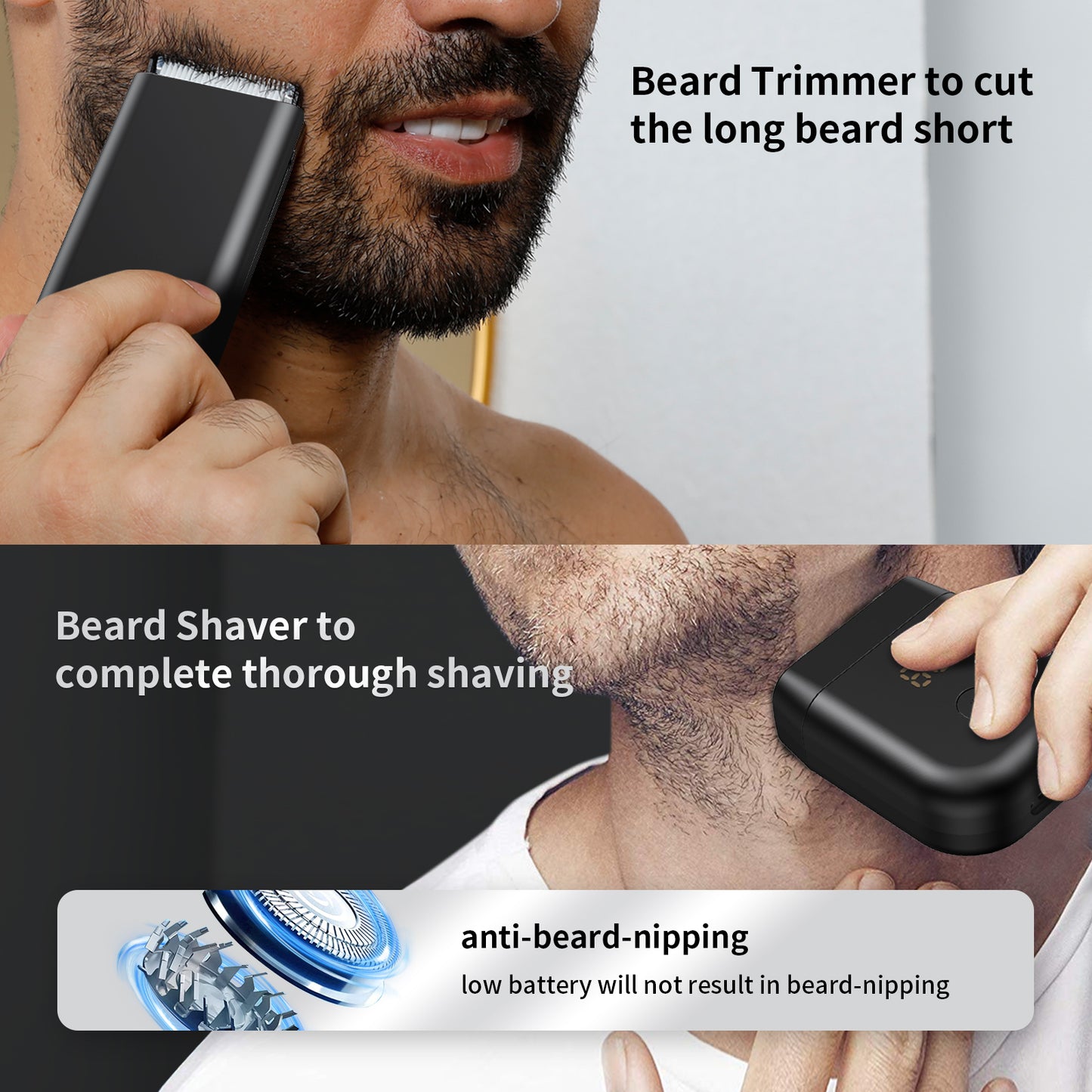 Beard Shaving Tool Kit 2 in 1