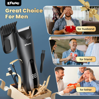 ENSSU BLADELOCK™ Electric Hair Clipper – Safe Ceramic Blade with Spotlight