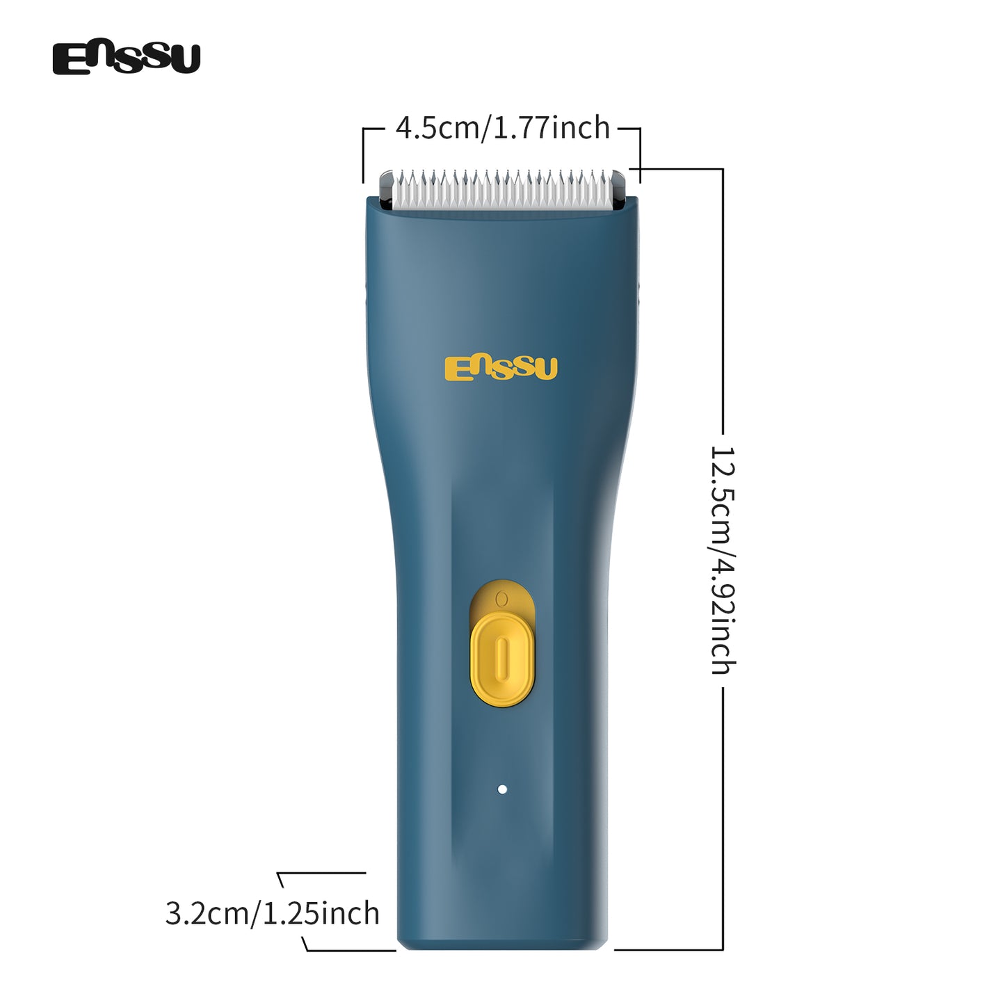 ENSSU Mini Electric Hair Clipper – IPX7 Waterproof with Ceramic Safe Blade