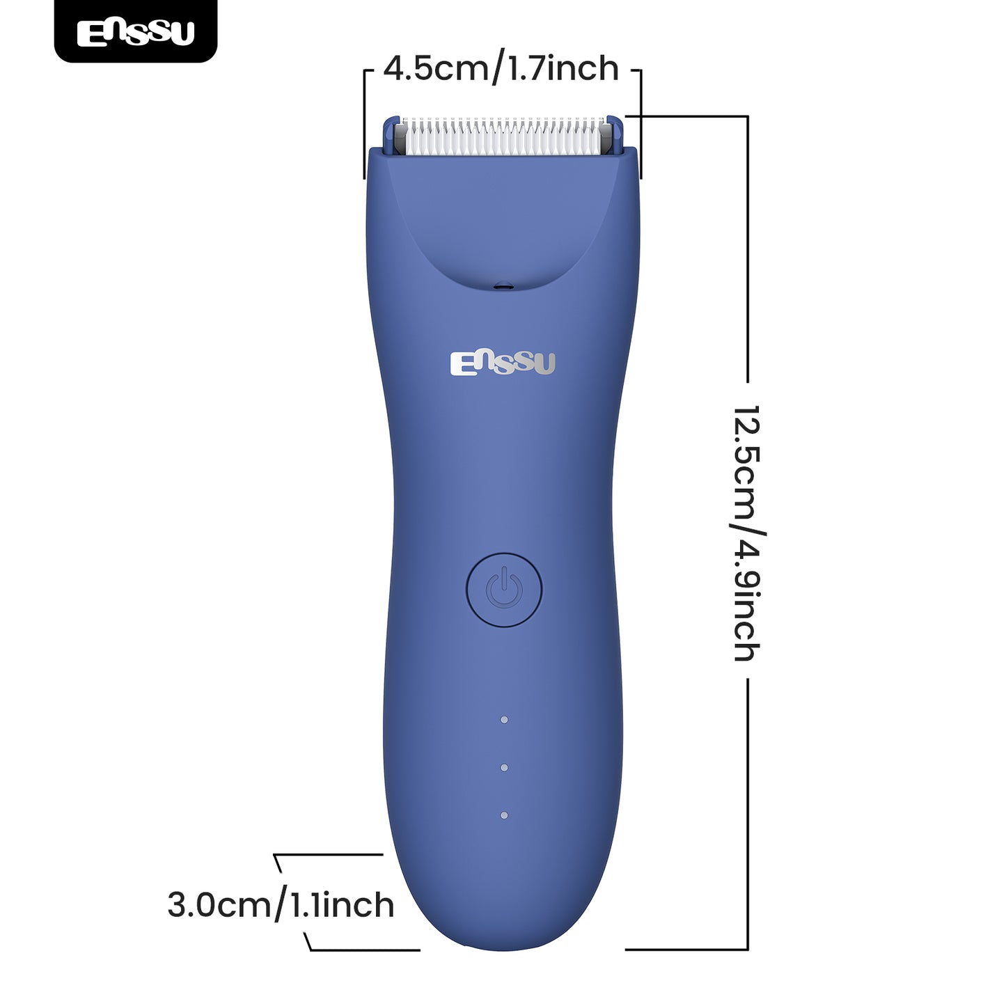 LED Display Rechargeable Groin Trimmer Body Hair Trimmer With Charging Base