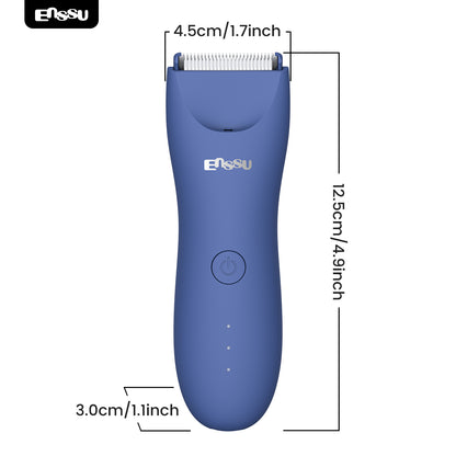 LED Display Rechargeable Groin Trimmer Body Hair Trimmer With Charging Base