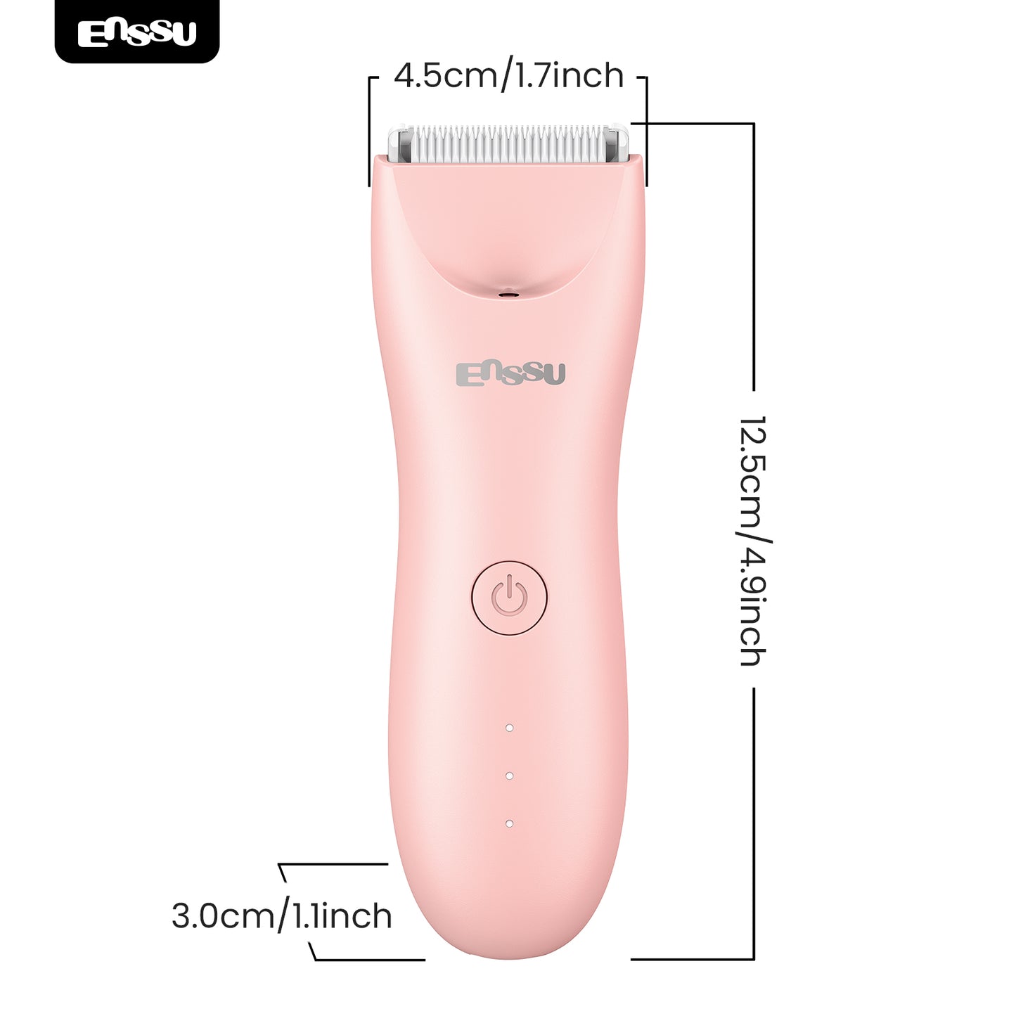 2-in-1 Bikini Trimmer & Women's Body Hair Trimmer – Ceramic Safe Blade for Sensitive Skin