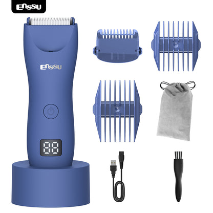 Cut-Preventing Blade Hair Clippers Trimmer Kit Hair Cutting LED Display Electric Hair Clippers With Charging Base