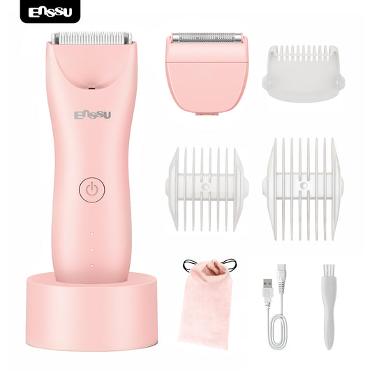 2-in-1 Bikini Trimmer & Women's Body Hair Trimmer – Ceramic Safe Blade for Sensitive Skin