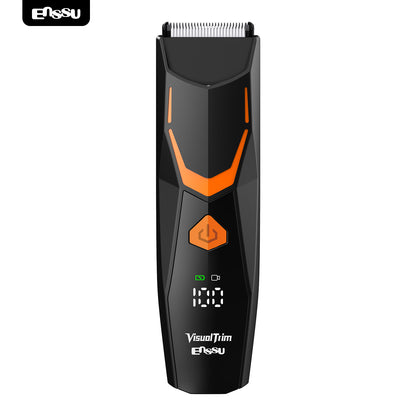 ENSSU VisualTrim Men's Body Groomer – WiFi Video, BLADELOCK™ Safety Blade, IPX7 Waterproof, Ceramic Blade, 6000 RPM Motor