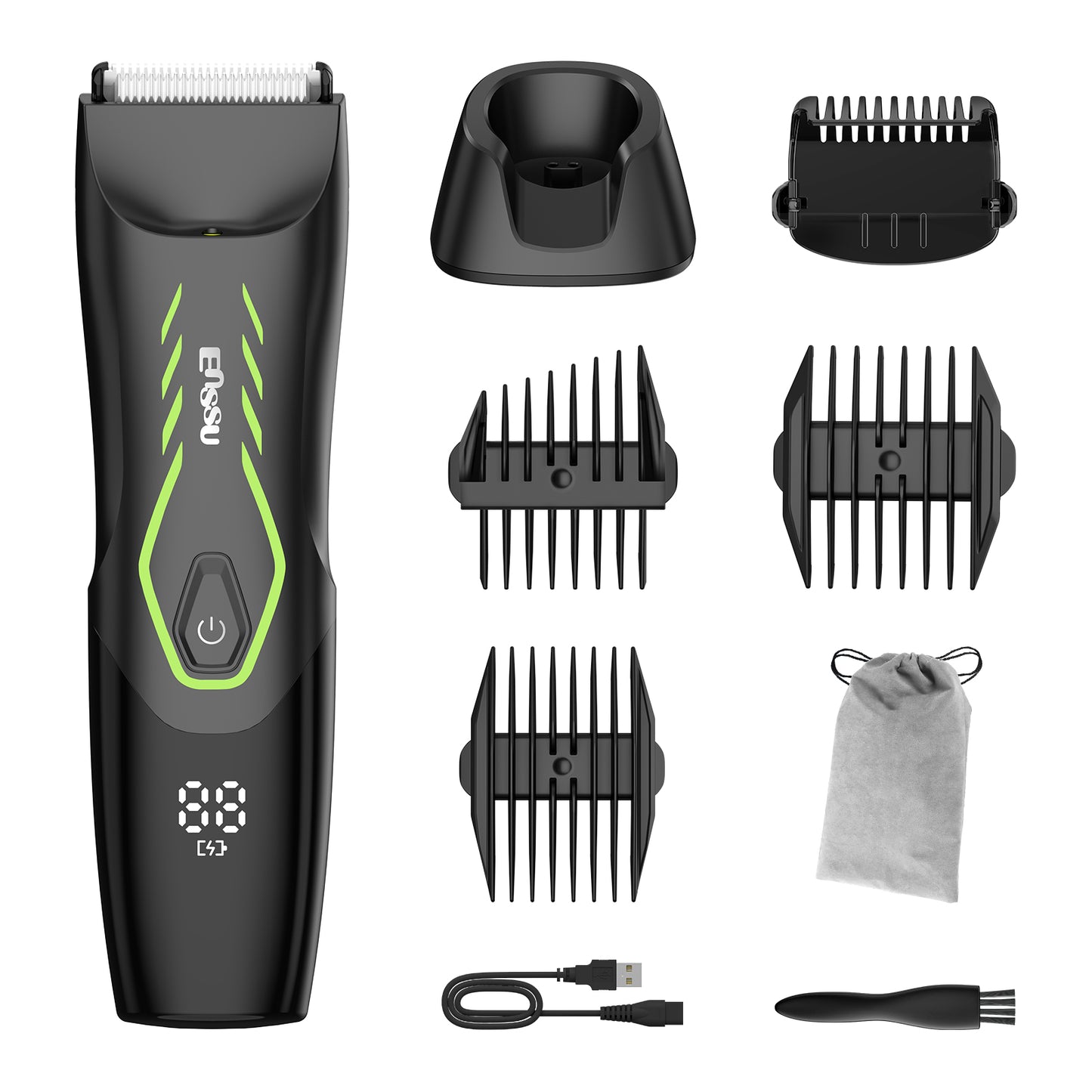 Professional Hair Clippers Electric Men's Body Hair Trimmers BLADELOCK cut-preventing blade Waterproof Hair Clippers Men