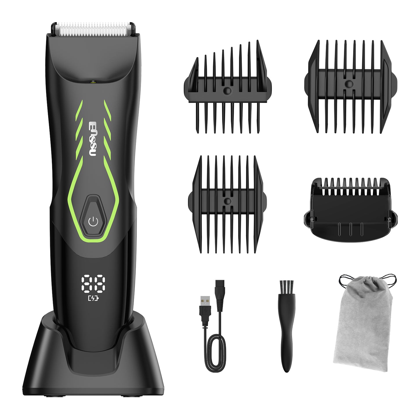 Professional Hair Clippers Electric Men's Body Hair Trimmers BLADELOCK cut-preventing blade Waterproof Hair Clippers Men