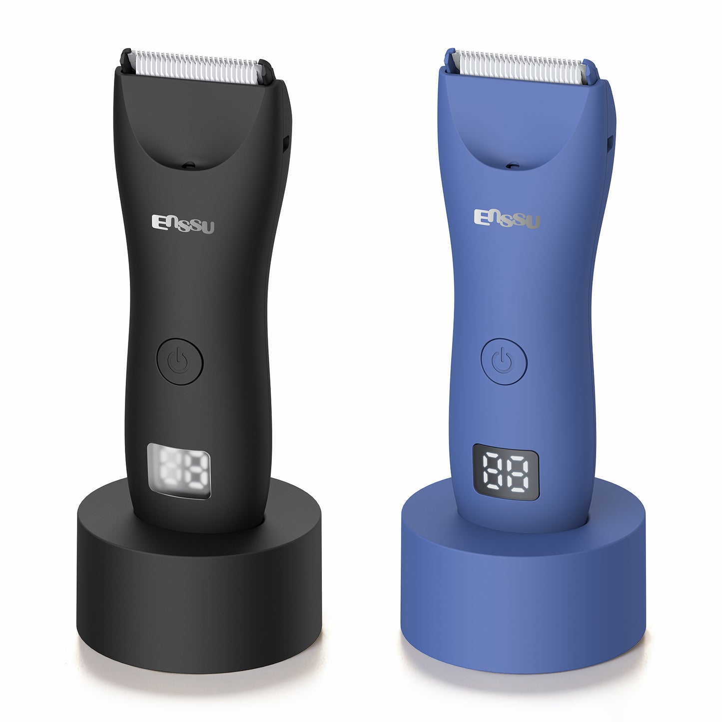 Cut-Preventing Blade Hair Clippers Trimmer Kit Hair Cutting LED Display Electric Hair Clippers With Charging Base