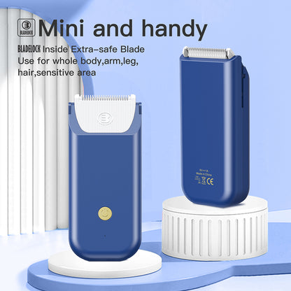 Waterproof Wet/Dry Shaver Dual Head Bikini Trimmer Rechargeable Body Hair Trimmer Electric Razors for Women