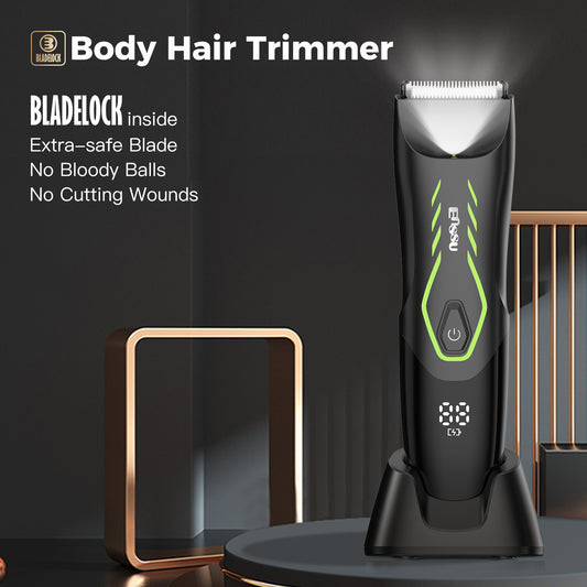 Professional Hair Clippers Electric Men's Body Hair Trimmers BLADELOCK cut-preventing blade Waterproof Hair Clippers Men