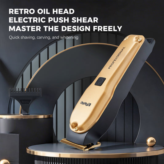 Professional Hair Trimmer for Men T-shape stainless blade with 6800RPM Powerful Motor，and LED Display Professional Hair Clipper for Men
