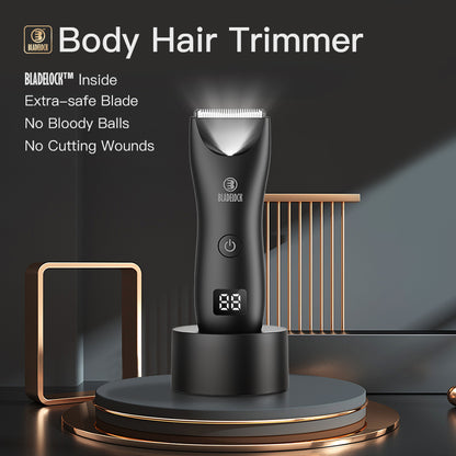 Waterproof Cordless Trimmer Men Body Hair All in One Body Grooming Kit Chest Hair Trimmer Rechargeable Barber Hair Beard Trimmer
