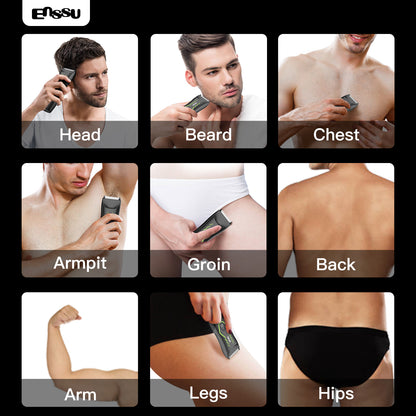 Professional Hair Clippers BLADELOCK cut-preventing blade Waterproof Hair Clippers Men