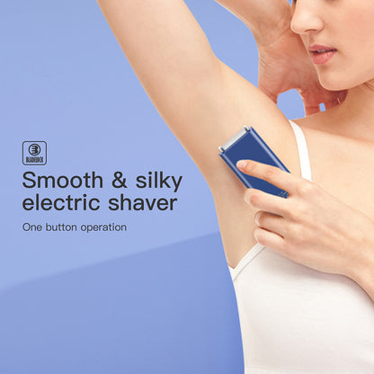 Waterproof Wet/Dry Shaver Dual Head Bikini Trimmer Rechargeable Body Hair Trimmer Electric Razors for Women
