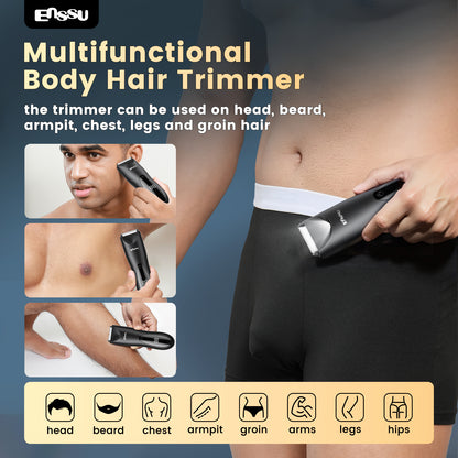 ENSSU BLADELOCK™ Electric Hair Clipper – Safe Ceramic Blade with Spotlight