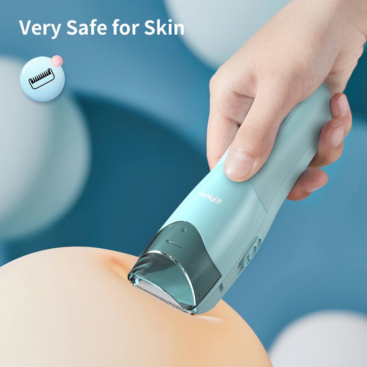 Auto-Vacuum Baby Hair Clipper