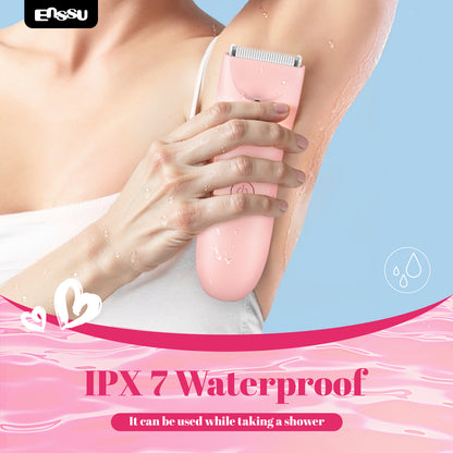 2-in-1 Bikini Trimmer & Women's Body Hair Trimmer – Ceramic Safe Blade for Sensitive Skin