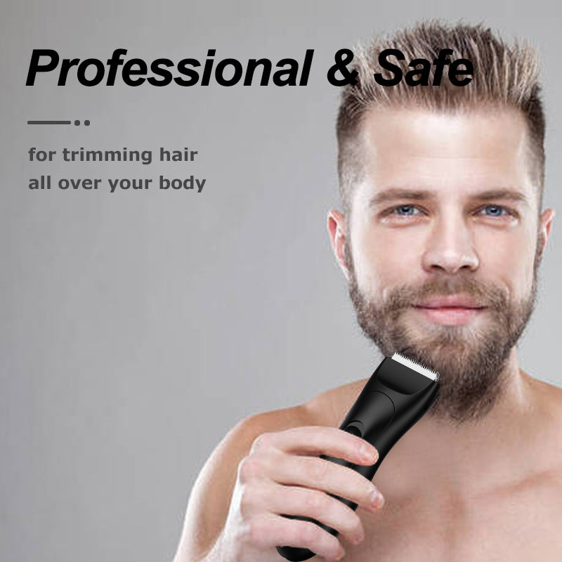 ENSSU Men’s Body Hair Trimmer – Waterproof, Ceramic Safe Blade Custom OEM/ODM Available