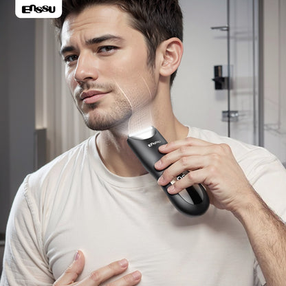 6000 RPM High-Power Electric Hair Clipper with Spotlight for Adults