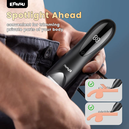 ENSSU BLADELOCK™ Electric Hair Clipper – Safe Ceramic Blade with Spotlight