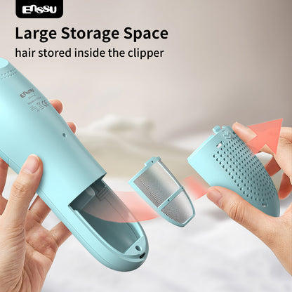 Auto-Vacuum Baby Hair Clipper