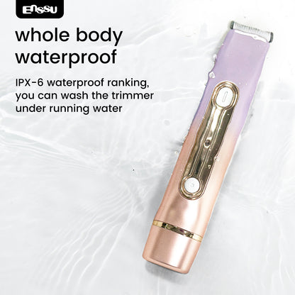 ENSSU Waterproof Bikini Trimmer for Women | Ceramic Safe Blade